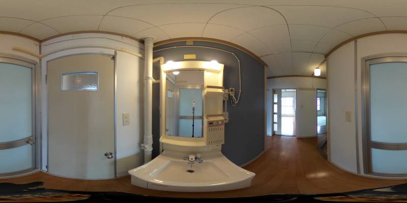 パノラマ画像洗面所