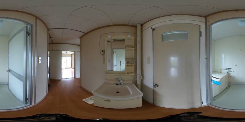 パノラマ画像洗面所