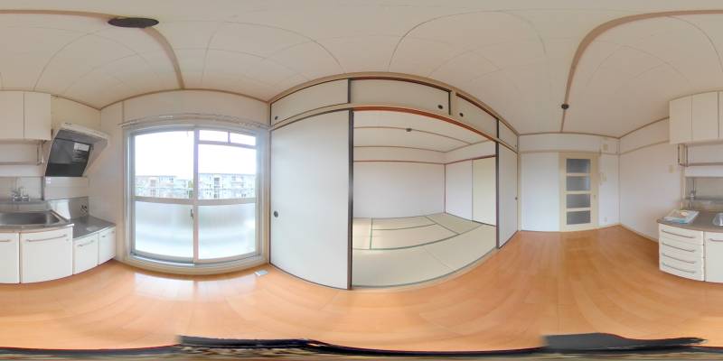 パノラマ画像キッチン