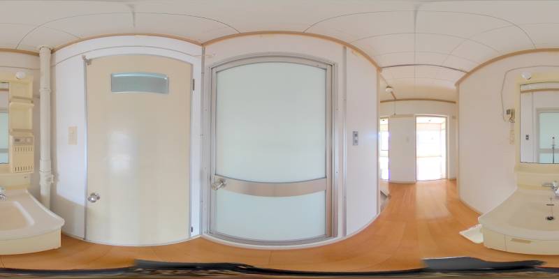 パノラマ画像洗面所