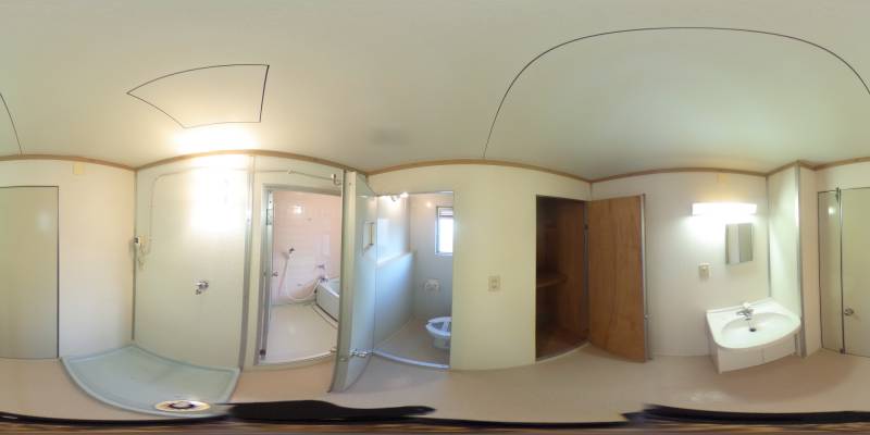 パノラマ画像洗面所
