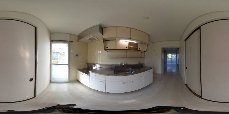 パノラマ画像キッチン