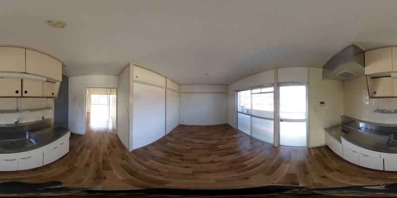 パノラマ画像キッチン