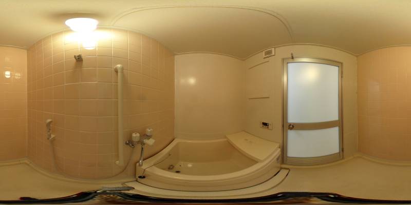 パノラマ画像バスルーム