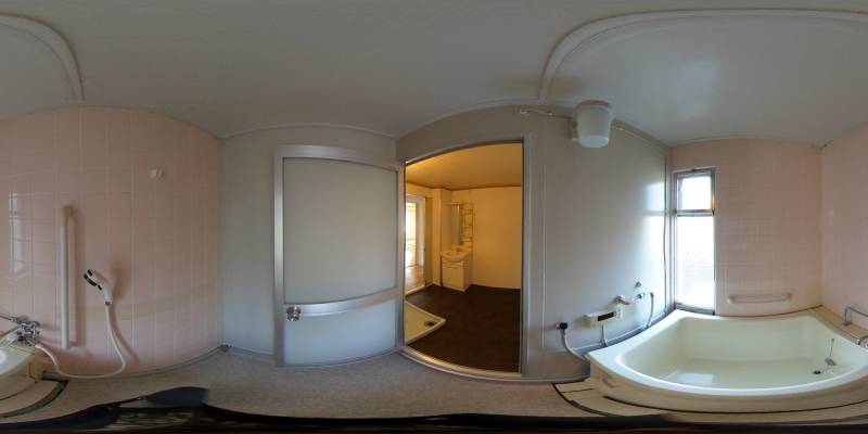 パノラマ画像バスルーム