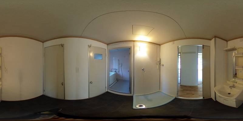 パノラマ画像洗面所