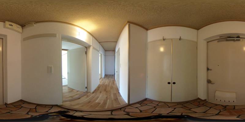 パノラマ画像玄関