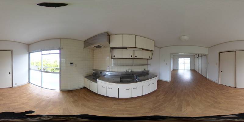 パノラマ画像キッチン