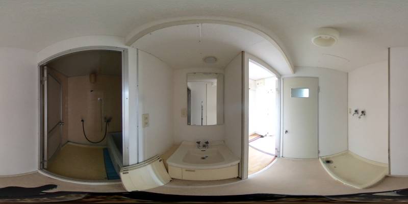 パノラマ画像洗面所