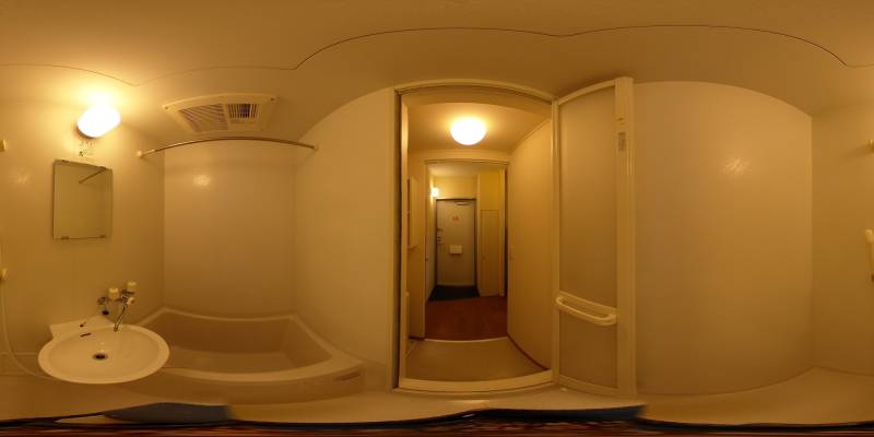 パノラマ画像バスルーム