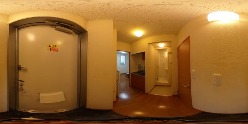 パノラマ画像玄関