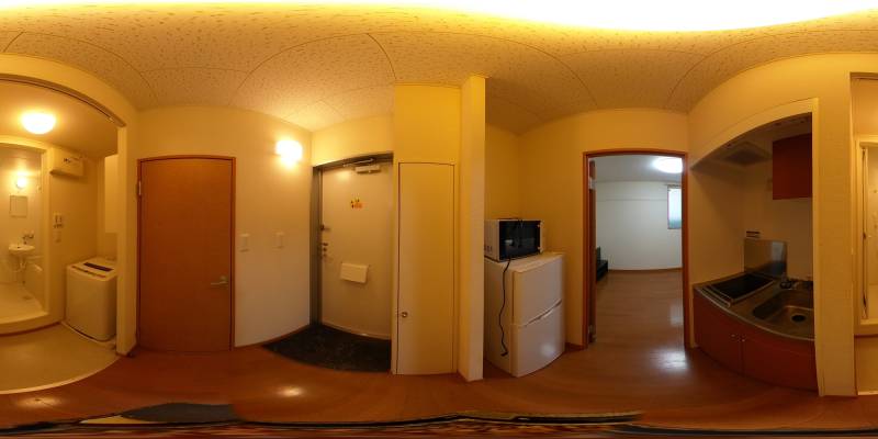 パノラマ画像キッチン