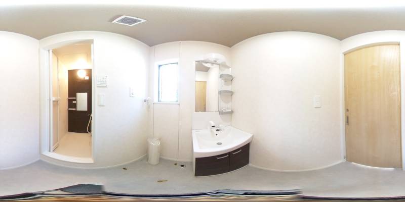 パノラマ画像洗面所