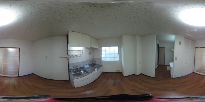 パノラマ画像キッチン