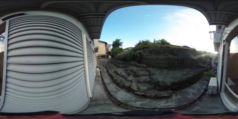 パノラマ画像バルコニー