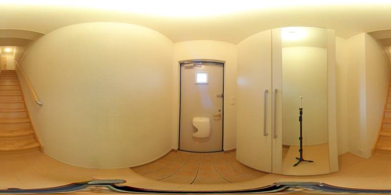 パノラマ画像玄関