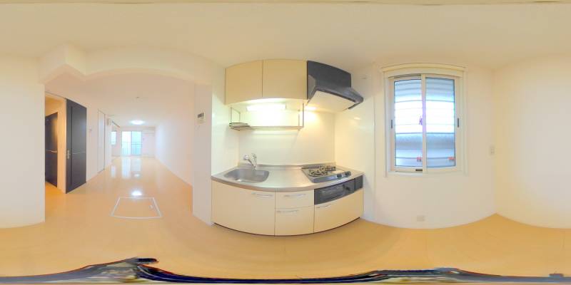 パノラマ画像キッチン