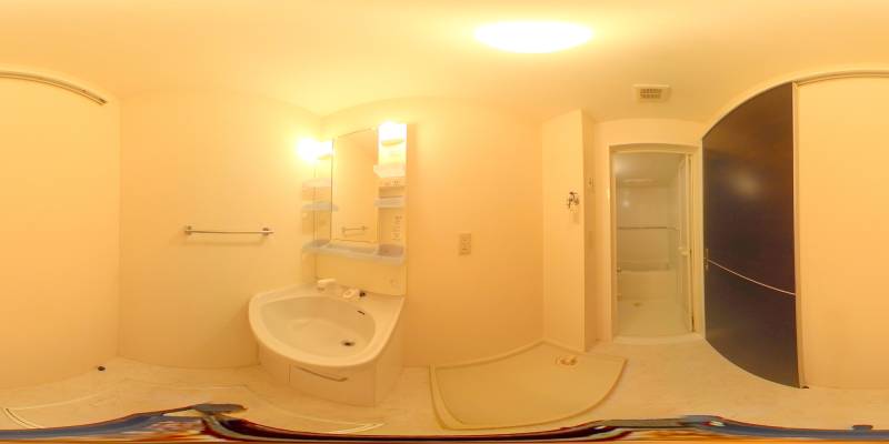 パノラマ画像洗面所