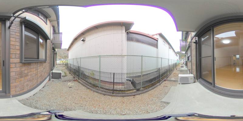 パノラマ画像バルコニー