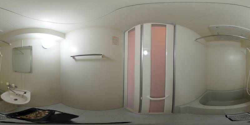 パノラマ画像バスルーム