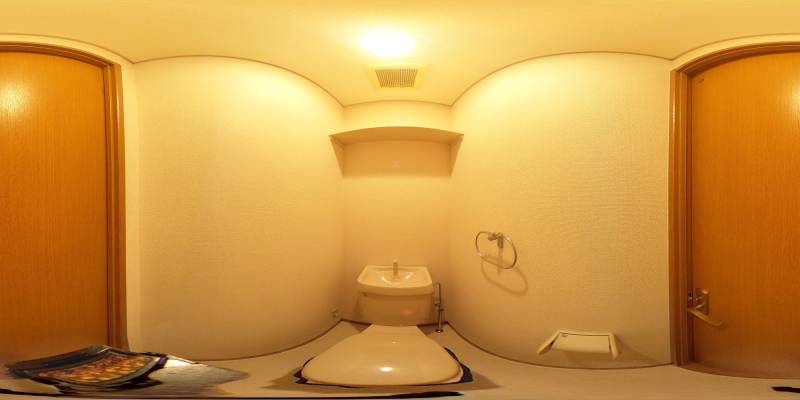 パノラマ画像トイレ