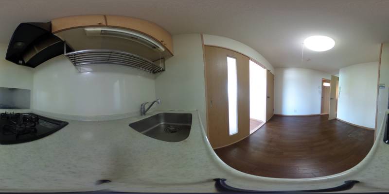 パノラマ画像キッチン