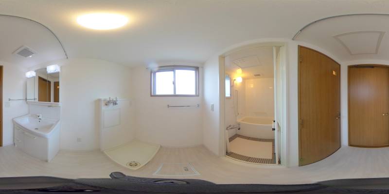 パノラマ画像洗面所