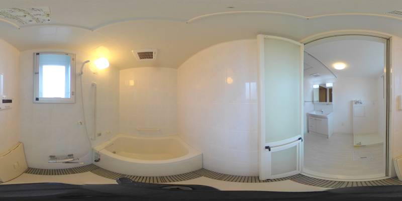 パノラマ画像バスルーム