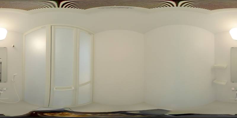 パノラマ画像バスルーム