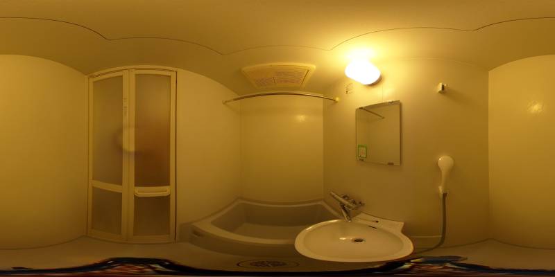 パノラマ画像バスルーム