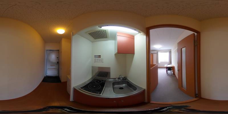 パノラマ画像キッチン