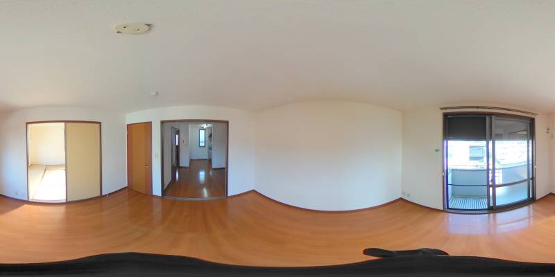 パノラマ画像リビング