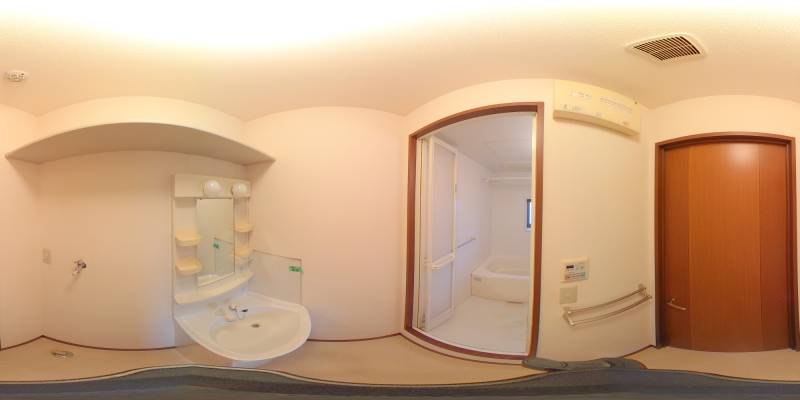 パノラマ画像洗面所