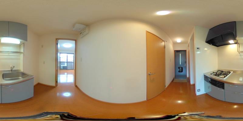 パノラマ画像キッチン