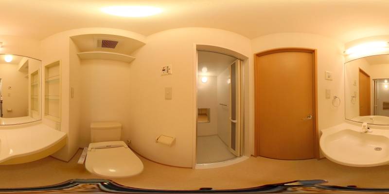 パノラマ画像トイレ