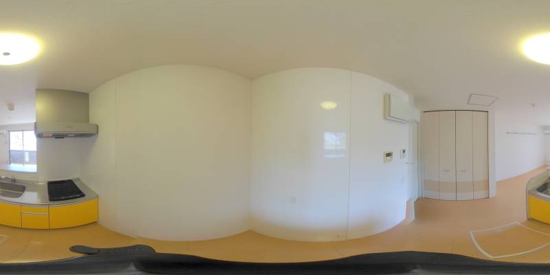 パノラマ画像キッチン