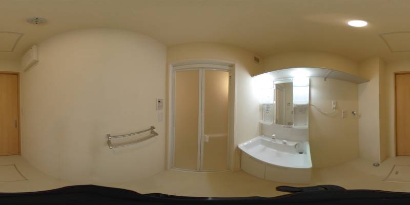 パノラマ画像洗面所