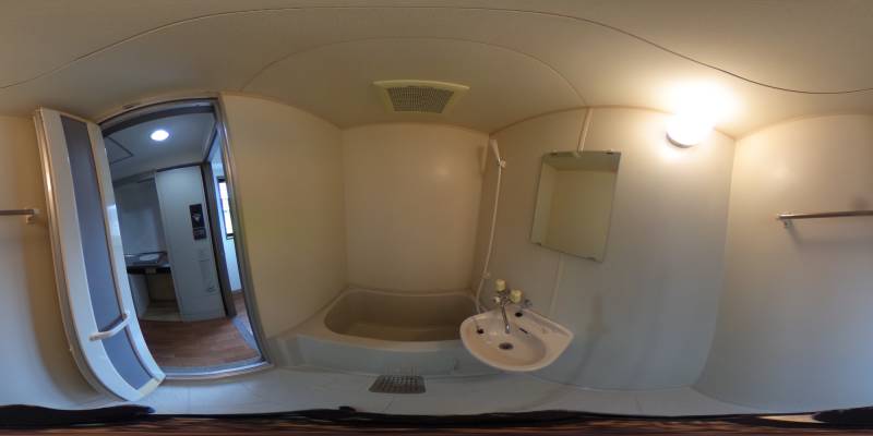 パノラマ画像バスルーム