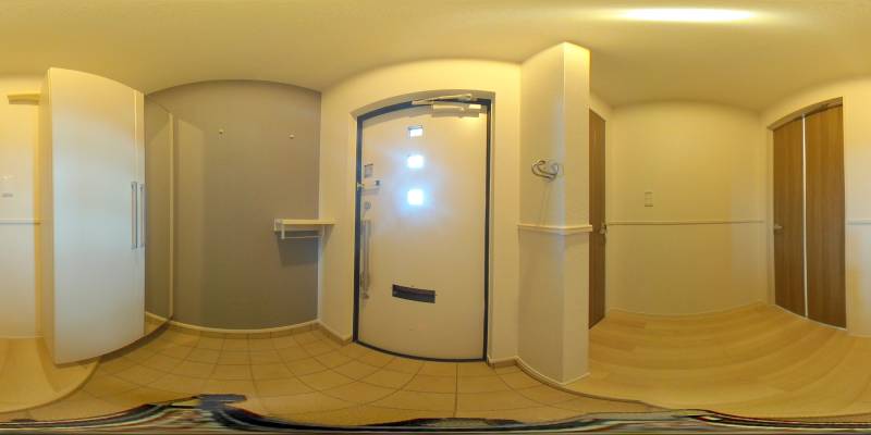 パノラマ画像玄関