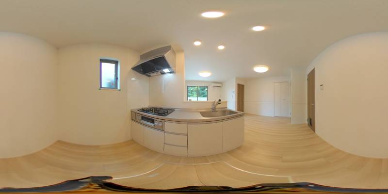 パノラマ画像キッチン