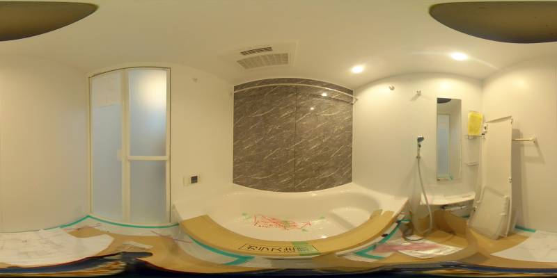 パノラマ画像バスルーム