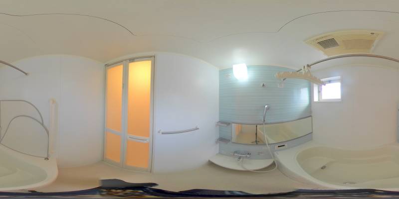 パノラマ画像バスルーム