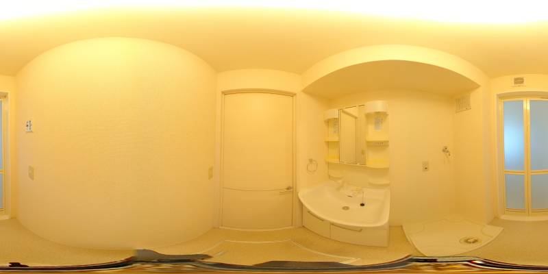 パノラマ画像洗面所