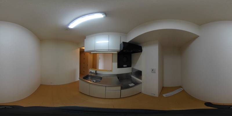 パノラマ画像キッチン