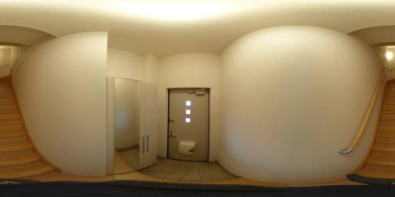 パノラマ画像玄関