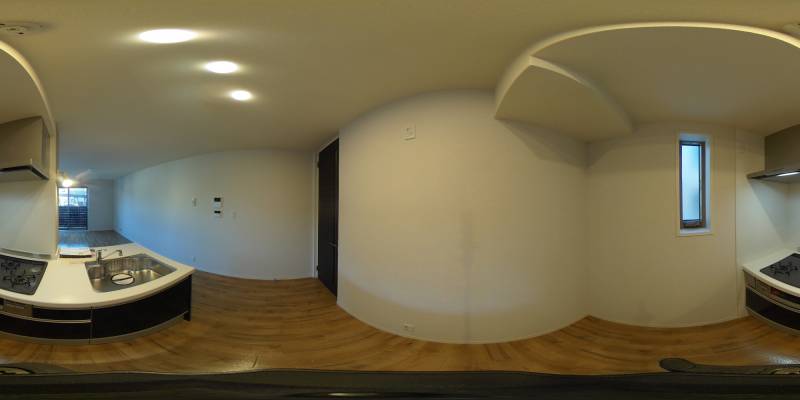 パノラマ画像キッチン