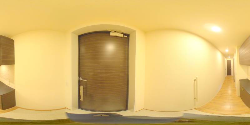 パノラマ画像玄関