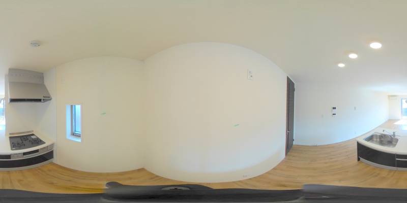 パノラマ画像キッチン