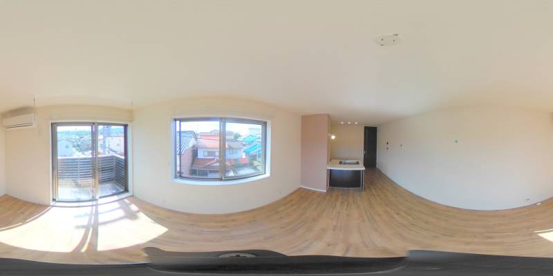 パノラマ画像リビング