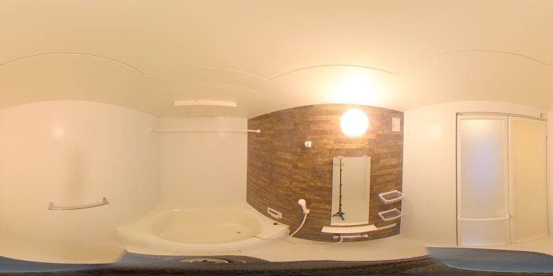 パノラマ画像バスルーム